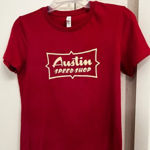 Authentic Austin Speed Shop Shirt -Women's